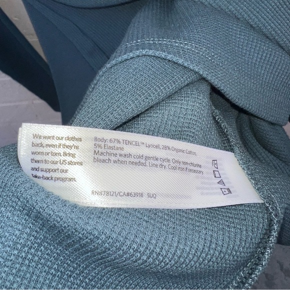 Eileen Fisher Cozy Waffle Knit Mock Neck Box-Top - Picture 12 of 17